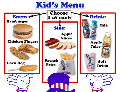 Limited Children's Menu Items