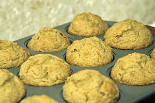 Whole Wheat Banana Muffins