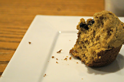 Whole Wheat Banana Muffin with Dark Chocolate Chips