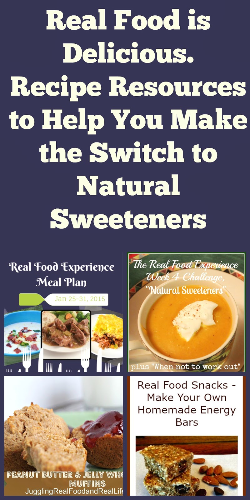 Real Food is Delicious: Recipe Resources to Help You Make the Switch to Natural Sweeteners