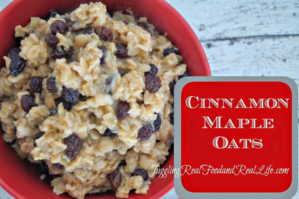 Cinnamon Maple Oats