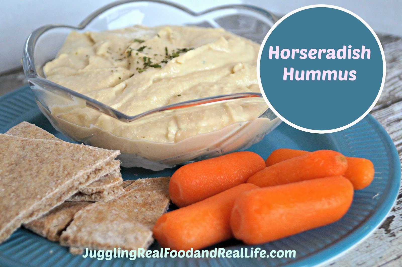 Easy Real Food Recipe:  Horseradish Hummus