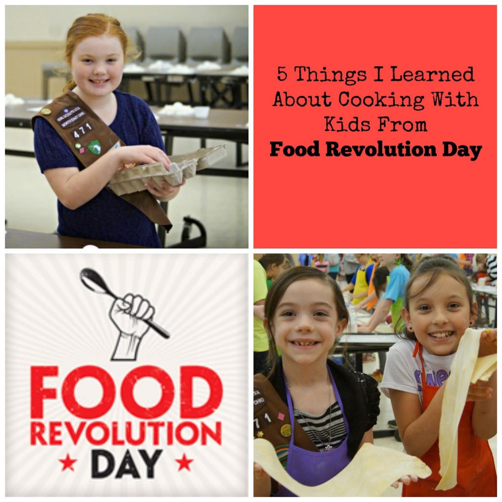 Cooking With Kids at Food Revolution Day