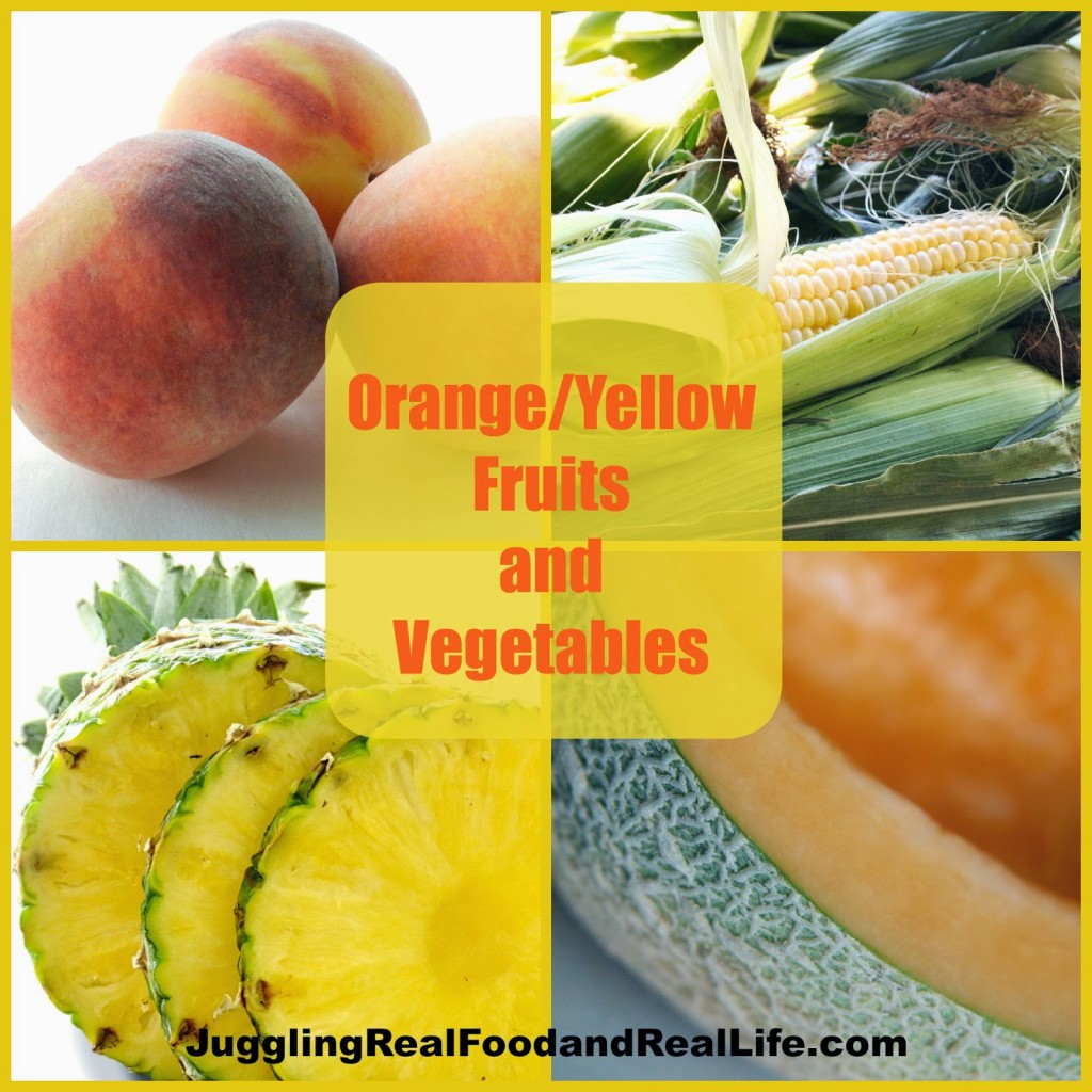 Orange/Yellow Fruits and Vegetables