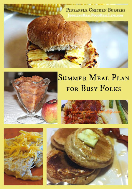 Summer Meal Plan for Busy Folks