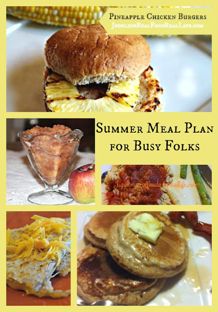 Real Food Meal Plan for Busy Families