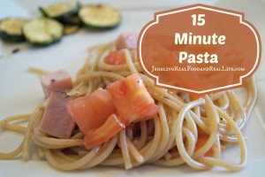 15 Minute Pasta Recipe