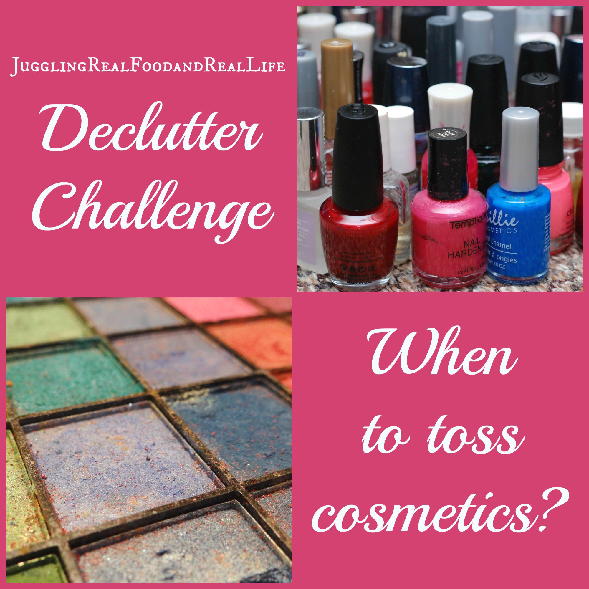 Declutter Challenge: When to Toss Cosmetics