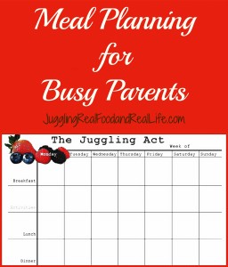 Meal Planning for Busy Parents
