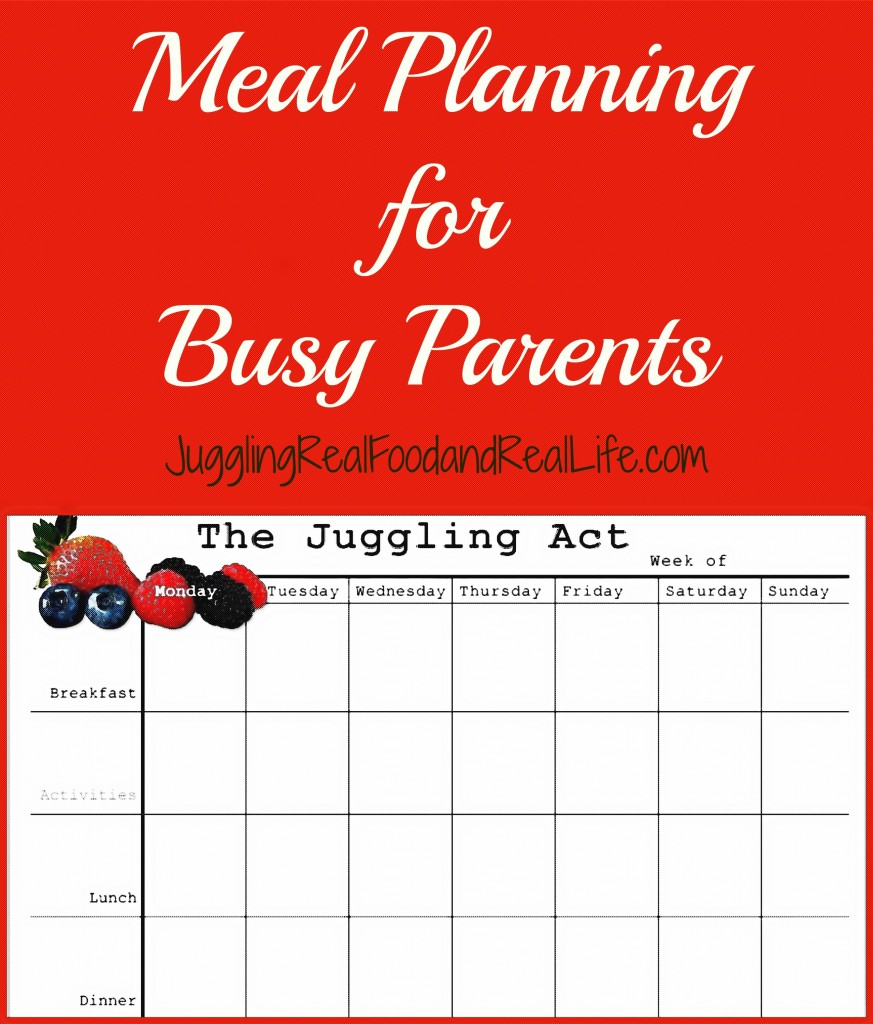 Meal Planning for Busy Parents