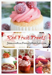 Red fruit desserts