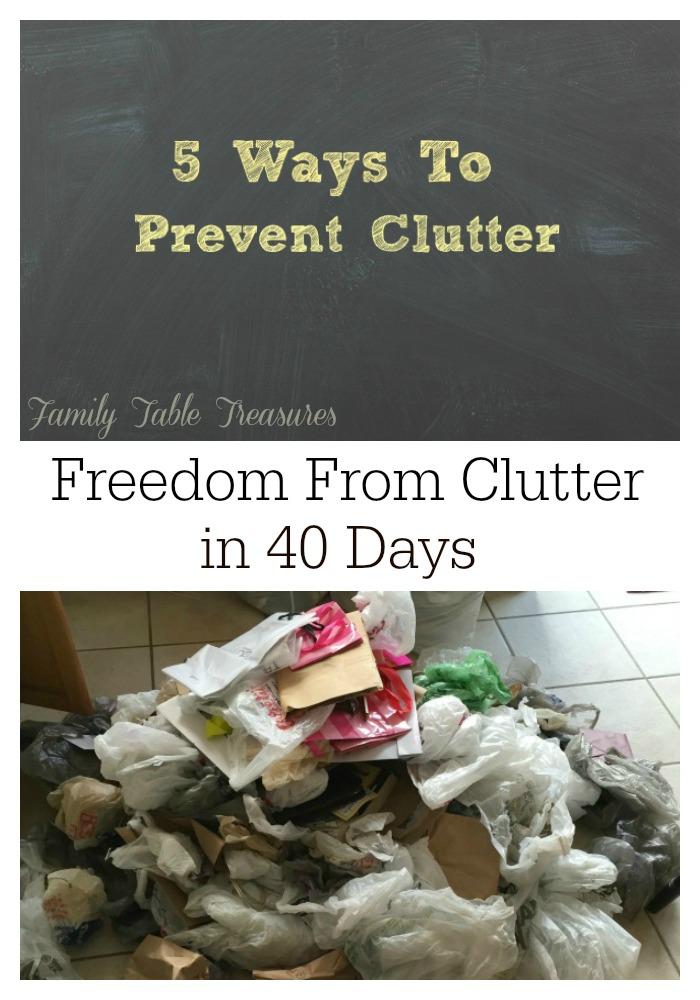 5 Ways to Prevent Clutter