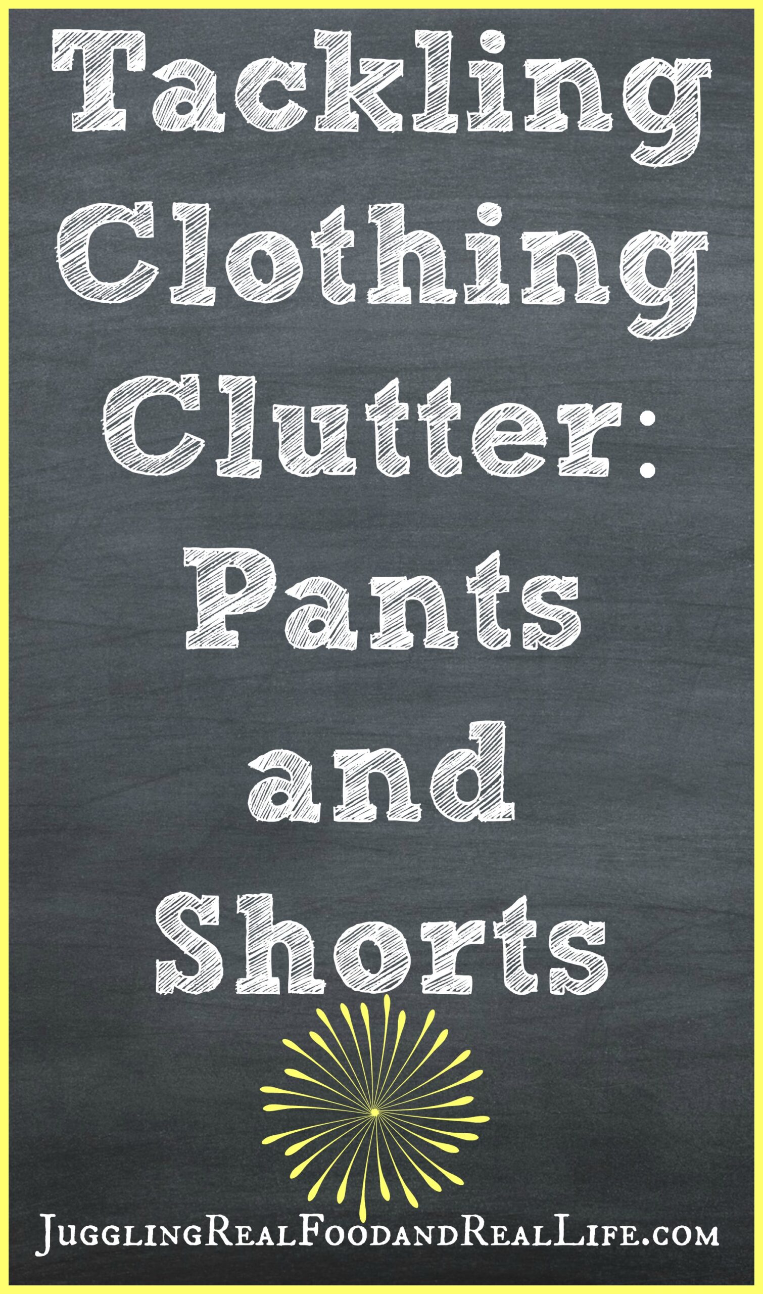 Tackling Clothing Clutter: Pants and Shorts