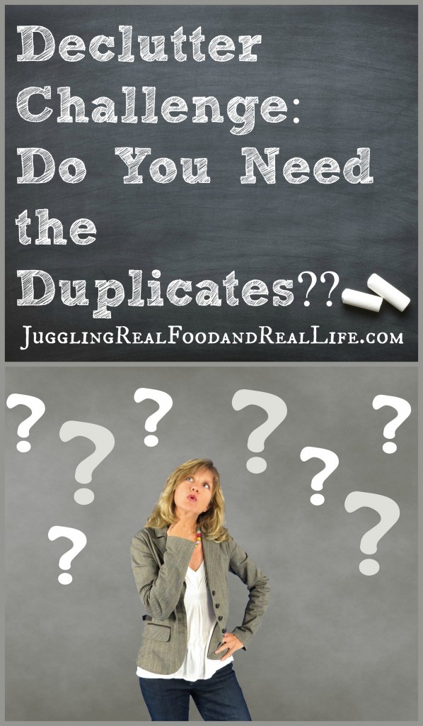 Decluttering Duplicates