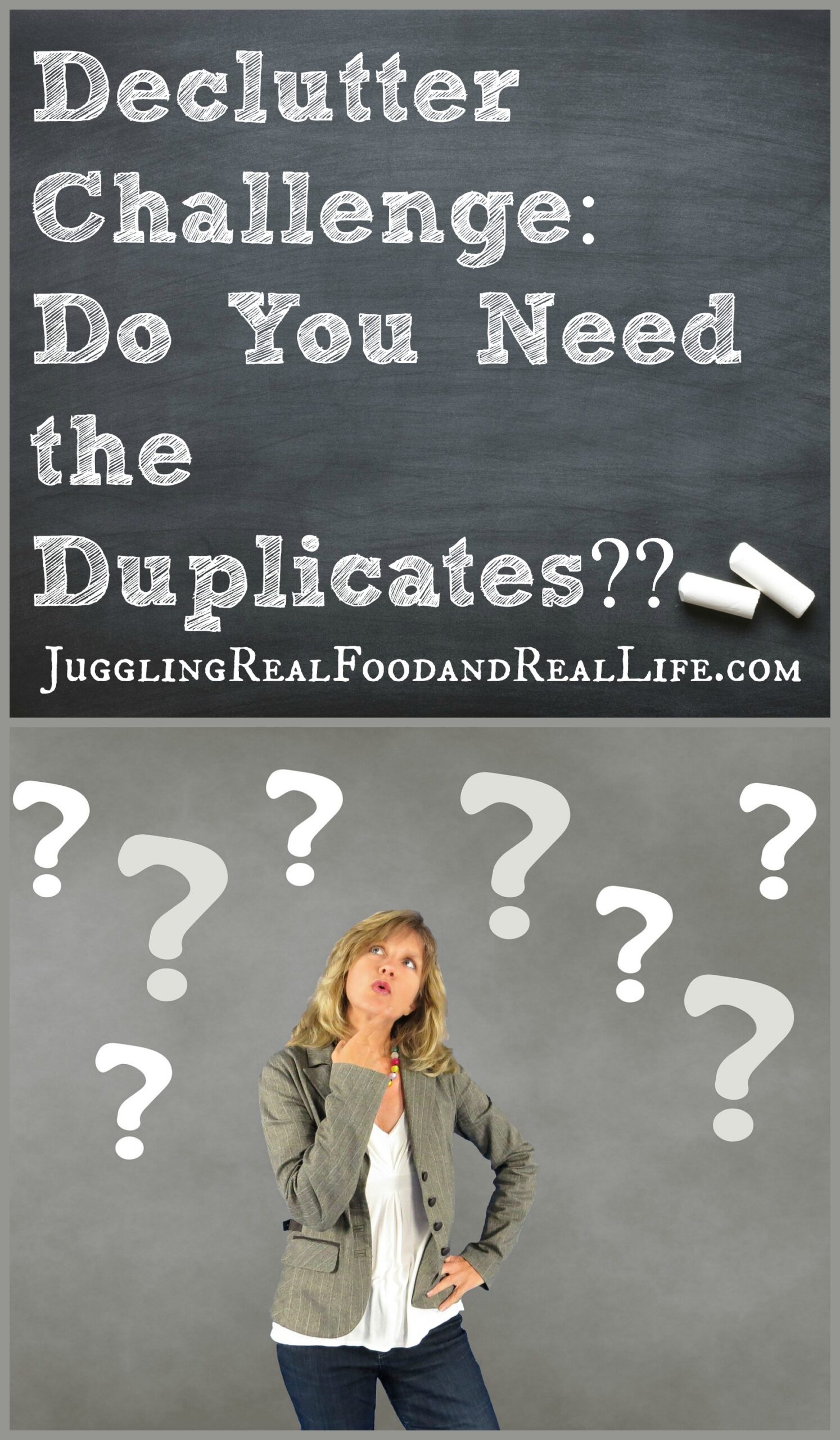 Declutter Challenge: Are Duplicates Creating Clutter For You?