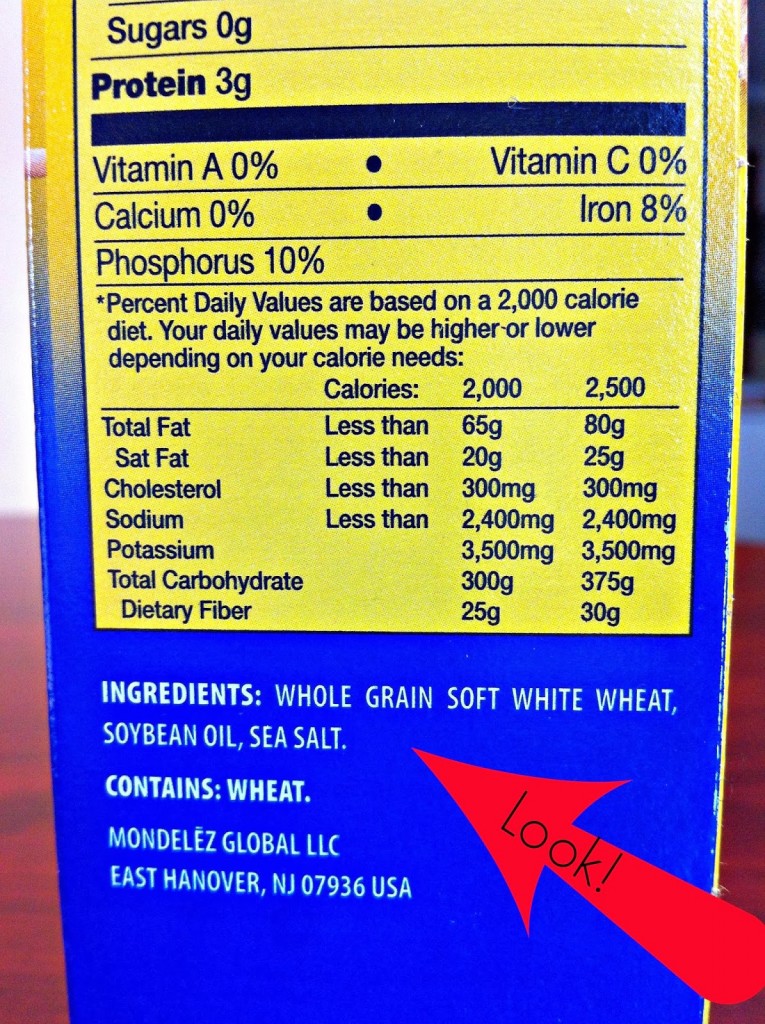 Ingredient Label