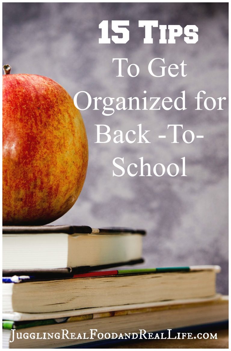 15 Tips To Get Organized For Back To School