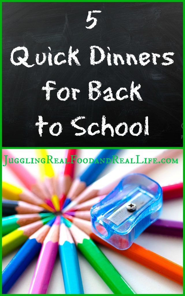 Backtoschooldinner