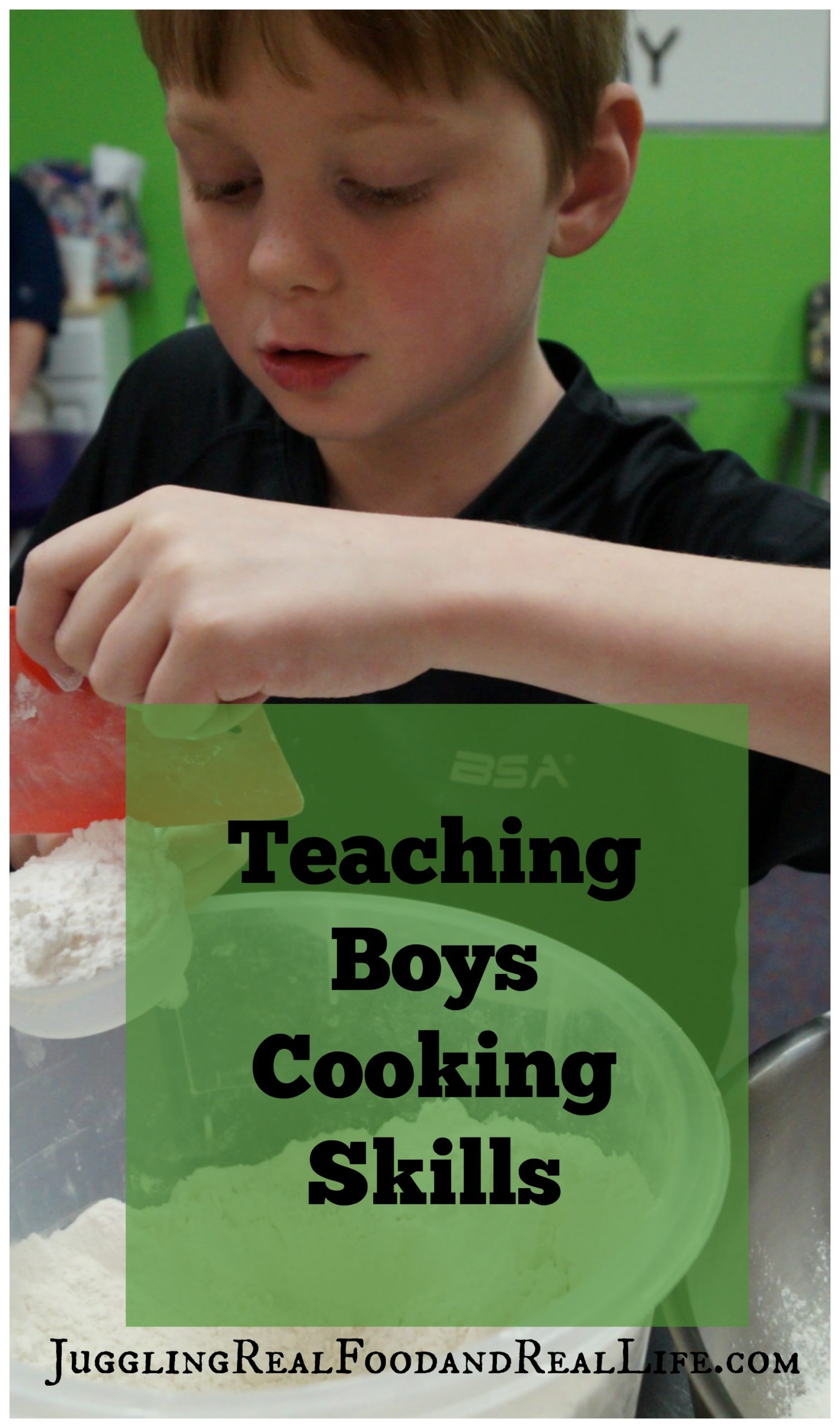 Teaching Boys Cooking Skills
