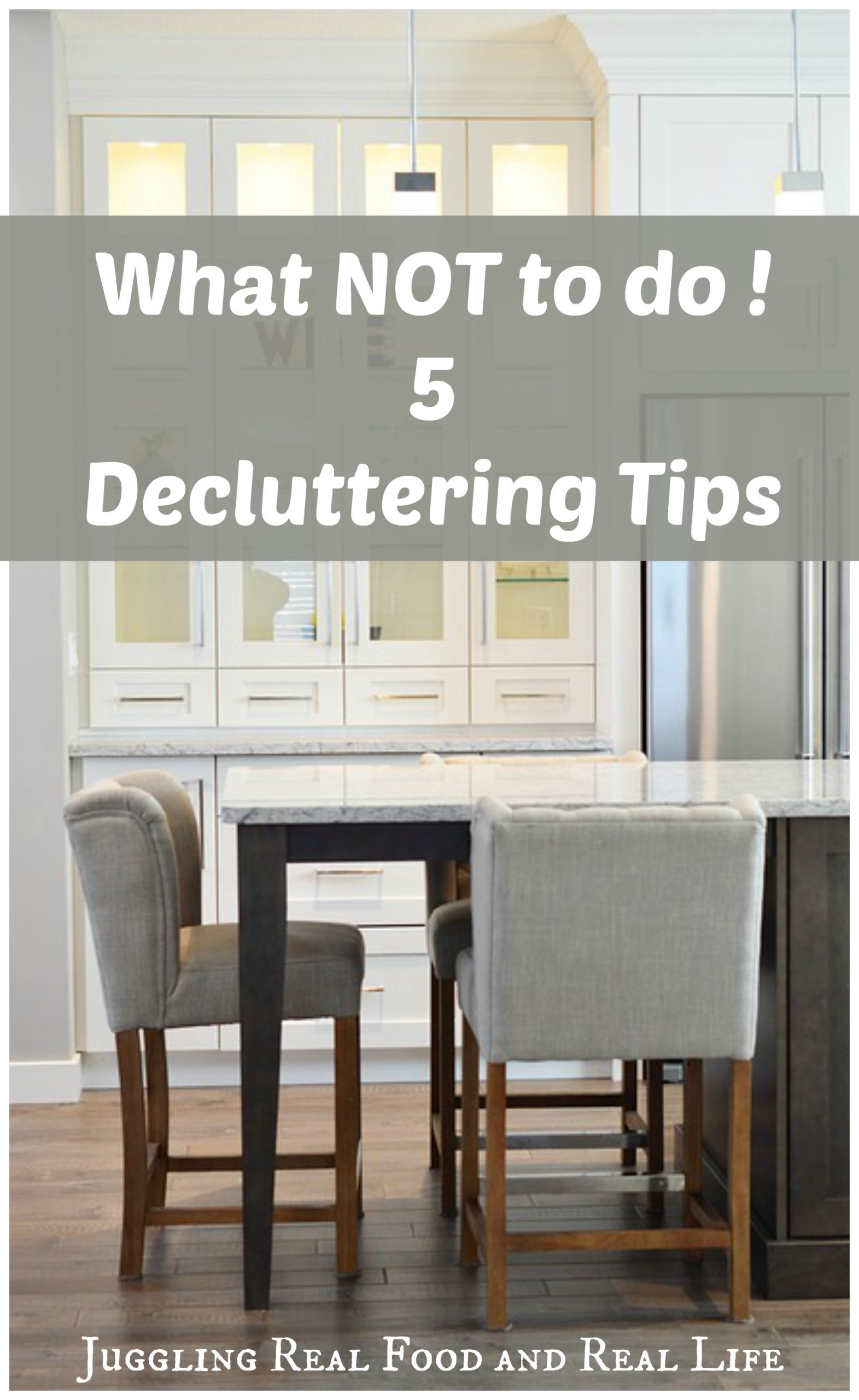 Decluttering Tips