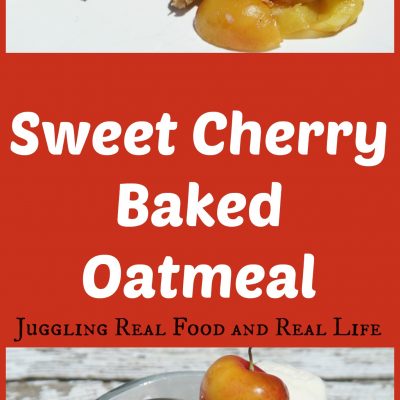 Sweet Cherry Baked Oatmeal